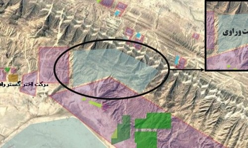 تسجيل المناطق المعدنية وإجراء الاختبارات الصناعية