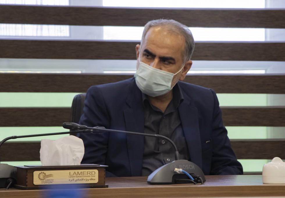 برگزاری جلسه رفع موانع تولید کارخانه اکسید منیزیم لامرد