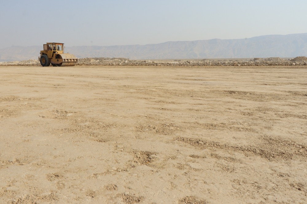 گزارش اول از عملیات بستر سازی سایت کارخانه اکسید منیزیم لامرد