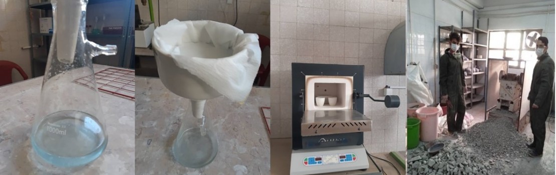 Performing laboratory and industrial tests on samples of Lamerd region